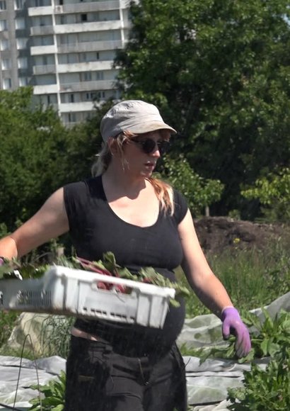 Affiche de Sophia, maraîchère urbaine